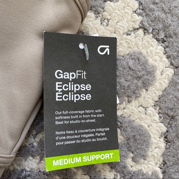 GapFit Eclipse Medium Impact T-Back Longline Sports Bra - Picture 7 of 7